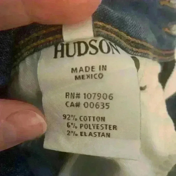 Hudson Womens Jeans Ginny Straight Ankle with Cuff, size 25 - Picture 11 of 12